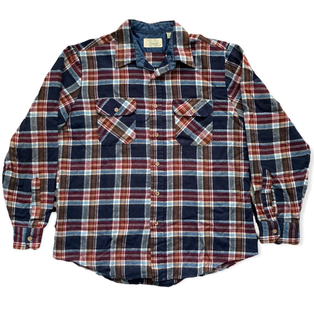 VINTAGE Sears Acrylic Flannel